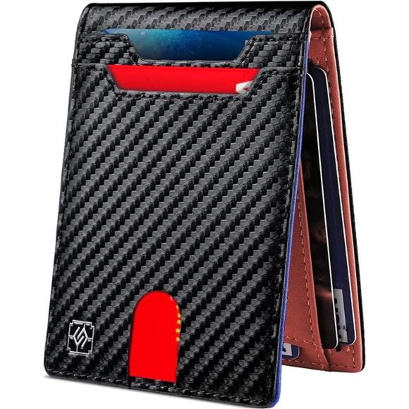 Wallet for Men, Front Pocket Wallet mens wallet RFID Blocking Minimalist Credit